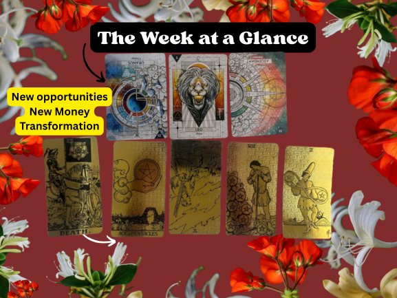 Week at a Glance Tarot Reading: Command the Room, Attract Abundance & Lead From the Heart